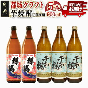 【ふるさと納税】都城クラフト芋焼酎 900ml×5本≪みやこんじ...