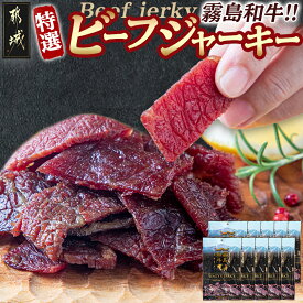【ふるさと納税】【霧島和牛】特選ビーフジャーキー(10パック) - 霧島和牛 ビーフジャーキー 特選ビーフジャーキー 30g×10パック お酒のお供に おつまみ 和牛専門牧場 オリジナル醤油ベース 年内お届け 送料無料 MK-E901【宮崎県都城市は2年連続ふるさと納税日本一！】