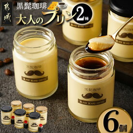 【ふるさと納税】「黒髭珈琲」大人のプリン2種6個セット - 洋菓子 瓶入りプリン 大人のプリン 大人のプリンNYチーズケーキ 各100g×3個 計6個 スイーツ デザート 国産素材 送料無料 AA-9903【宮崎県都城市は2年連続ふるさと納税日本一！】