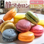 【個数が選べる！】静マカロンセット - スイーツ 日向夏/マンゴー/いちご/ショコラ/バイオ茶/ラムレーズン/ショコラフランボワーズなど10種 14個/28個 おまかせフレーバー お菓子 送料無料 SKU-C201【宮崎県都城市は令和4年度ふるさと納税日本一！】