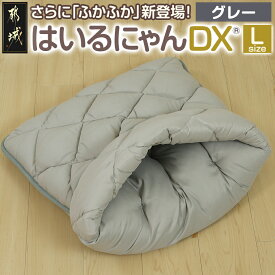 【ふるさと納税】【選べるカラー！】はいるにゃんDX≪Lサイズ≫ - ペットベッド 洗える 日本製 ふわふわ 猫用 クッション デラックス アイボリー ブラウン グレー その他カラー ペット用品 大きい ふかふか 送料無料 14-J205 【宮崎県都城市は2年連続ふるさと納税日本一！】