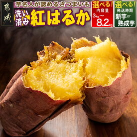 【ふるさと納税】【セット内容＆発送時期が選べる！】芋名人が認めるさつまいも『洗い済み 紅はるか』 - 宮崎県都城産 紅はるか 2Lサイズ/Lサイズ/MSサイズ/MS〜2Lミックス 9月〜11月/12月〜1月お届け 送料無料 SKU-L701 【宮崎県都城市】