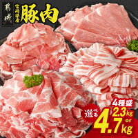 宮崎県産の豚ロースが含まれた豚肉バラエティセットをお届け！宮崎県産の美味し...
