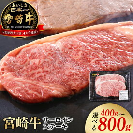 【ふるさと納税】宮崎牛 サーロインステーキ 冷凍 送料無料