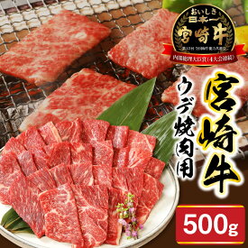 【ふるさと納税】宮崎牛 ウデ 焼肉 500g ミヤチク 国産