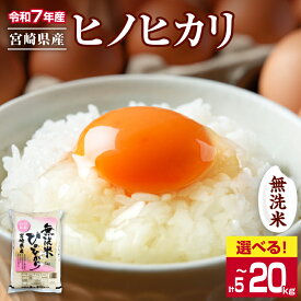 【ふるさと納税】≪内容量が選べる≫ 無洗米 令和7年産 ヒノヒカリ 期間限定 宮崎県産 お米 ご飯 ライス 国産 人気 おすすめ 食品 精米 白米 ひのひかり おにぎり お弁当 炊き込みご飯 雑炊 小分け 時短 BBQ キャンプ ギフト 贈り物 産地直送 宮崎県 日南市 送料無料
