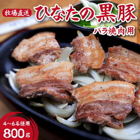 【ふるさと納税】【牧場直販】ひなたの黒豚焼肉用（バラ）