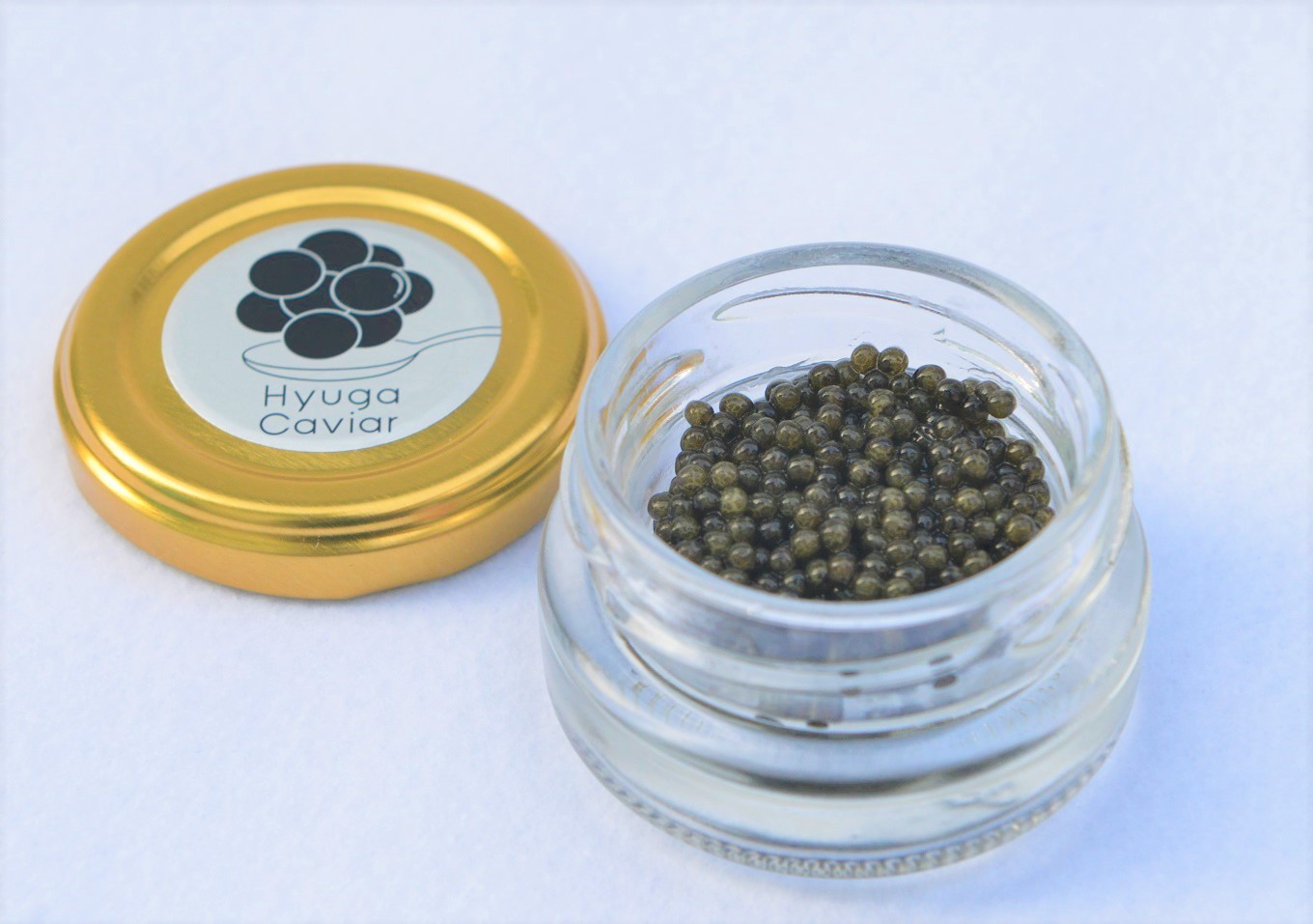 キャビア本来の濃厚な味を愉しめるフレッシュキャビア 日向キャビア Hyuga Caviar ショッピング 販売実績No.1 フレッシュキャビア 冷凍 10g 13-115
