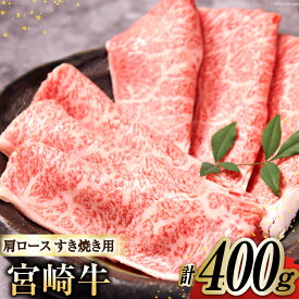 【ふるさと納税】 牛肉 宮崎牛 A4 A5 等級 肩ロース すき焼き 400g [日本ハムマーケティング 宮崎県 日向市 452060962] スライス 冷凍 牛肩 牛 肉 宮崎