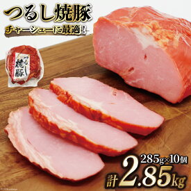 【ふるさと納税】 日本ハム 焼豚 つるし焼豚 285g×10個 計2.85kg [日本ハムマーケティング 宮崎県 日向市 452060952] 豚 豚肉 焼き豚 日本ハム 真空 冷蔵
