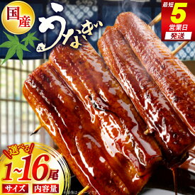 【ふるさと納税】 うなぎ 国産 蒲焼 選べる 1尾〜16尾 中大サイズ 単発 定期便 日向うなぎ [日向サンパーク 宮崎県 日向市 452061646] ふるさと納税 土用 丑の日 土用の丑の日 蒲焼き 長焼き ウナギ 鰻 冷凍 化粧箱入り ギフト鰻楽 unagi