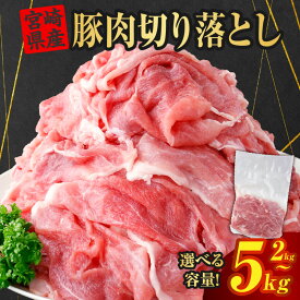 【ふるさと納税】【数量・発送時期が選べる】宮崎県産 豚肉切り落とし 250g 合計2kg~5kg 豚 肉 お肉 精肉 豚肉 切り落とし 国産 国産豚肉 小分け ふるさと グルメ お取り寄せ 真空パック 宮崎 簡単調理 贈答 特産品 宮崎県 串間市 送料無料