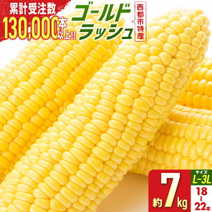 自慢のスイートコーン（約7kg）「楽天限定」ゴールドラッシ...