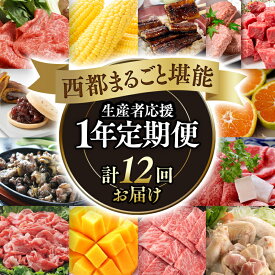 【ふるさと納税】【定期便 】お楽しみ 12ヶ月（12品）【季節の定期便】 西都まるごと堪能セット12品お届け！ マンゴー 宮崎牛 うなぎ 牛肉 すき焼き ＜15-6＞【12月31日終了】1年間 12回 ふるさと納税 スイートコーン みかん 西都市人気の品 果物 フルーツ☆