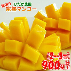 【ふるさと納税】ひだか農園「訳あり」完熟マンゴー（2〜3玉） 宮崎県西都市産（先行予約） 果物 フルーツ★＜36-1a＞