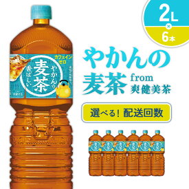 【ふるさと納税】【発送回数 選べる】やかんの麦茶 from 爽健美茶 2L PET【コカ・コーラ】ペットボトル 1ケース(6本)定期便 2回(12本) 3回(18本) セット お茶 麦茶 むぎ茶 飲料 ドリンク 送料無料