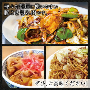 【ふるさと納税】今だけ1キロ増量!宮崎県産豚肉切り落し5kg5000g(500g×10パック)冷凍切落し切り落とし豚肉特産品宮崎県新富町送料無料