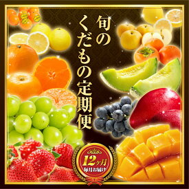 【ふるさと納税】旬のくだもの定期便 全12回 マンゴー いちご マスカット 国産 宮崎