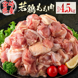 【ふるさと納税】若鶏もも肉（300g×15パック）合計4.5kg 小分け 真空パック 宮崎県産