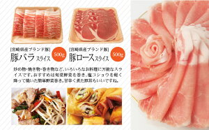 【ふるさと納税】ブランド豚宮崎県産豚普段使いセット3kg大容量豚肉ヒレとんかつバラスライスローススライスモモウデ生姜焼き用スライスこま切れ国産冷凍小分け詰め合わせ送料無料
