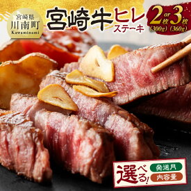 【ふるさと納税】※内容量・発送月が選べる※ 宮崎牛ヒレステーキ - 肉 牛肉 黒毛和牛 宮崎県産牛 九州産牛 国産牛 宮崎県産 九州産 国産 ヒレ ステーキ 数量限定
