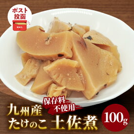 【ふるさと納税】リピーター続出！＼ポスト投函／ 九州産 たけのこ土佐煮 100g 1500円 おかず 惣菜 筍 タケノコ 野菜 加工品 国産 食品 煮物 ご飯のお供 お弁当 おつまみ 食卓 和食 お試しサイズ 食べ切りサイズ お土産 宮崎県 都農町 送料無料