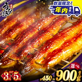 【ふるさと納税】【年内発送】【数量・期間限定 特別規格】≪内容量・発送時期が選べる≫ うなぎ 蒲焼 3尾 or 5尾 定期便 丑の日 国産 宮崎 鰻 うな重 うなぎ長焼 ひつまぶし 冬うなぎ 小分け 個包装 真空パック 人気 鰻楽 ギフト 贈り物 お歳暮 ランキング 都農町 送料無料