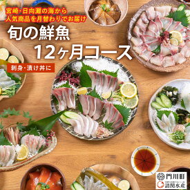 【ふるさと納税】【北海道・離島配送不可】＜定期便・全12回(連続)＞旬の鮮魚(12ヶ月コース)お刺身 お刺し身 魚介 海鮮 漬け丼 ブリ ぶり ヒラメ 真鯛 シマアジ カンパチ マグロ まぐろ サーモン ヒラメ ハマチ お楽しみ コンシェルジュ【UZ-09】【請関水産】