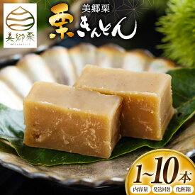 【ふるさと納税】 栗きんとん 選べる 本数 発送回数 化粧箱 180g 1本 〜 12本 [春夏秋冬いっつもや 宮崎県 美郷町] くりきんとん 栗 個包装 和菓子 国産 冷蔵 お菓子 おやつ 手作り 手づくり