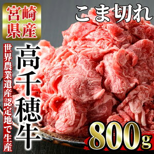 【ふるさと納税】高千穂牛こま切れ【A-4】