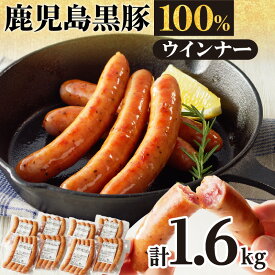 【ふるさと納税】【内容量が選べる】至高の鹿児島黒豚ウインナー 送料無料 肉 豚肉 黒豚 お酒 おつまみ キャンプ BBQ 簡単調理 逸品 旨味 ジューシー 小分けサイズ ソーセージ ウインナー 粗びき 鹿児島市 土産 贈り物 プレゼント ギフト 贈答