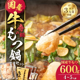 【ふるさと納税】＜選べる＞ 寺師 国産牛 もつ鍋 セット 2〜3人前 or 4〜5人前 国産 牛 もつ モツ 牛もつ ホルモン 鍋 薩摩 醤油 スープ 麺 雑炊 レトルト 簡単 小分け パック 冷凍 肉の寺師 鹿児島 鹿児島市 おすすめ ランキング プレゼント ギフト