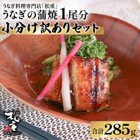 【ふるさと納税】うなぎ 蒲焼 1尾分 小分け 訳あり セット 送料無料 土用 丑の日 うな重 うな丼 ひつまぶし 惣菜 魚 おかず タレ 国産 鹿児島市 土産 贈り物 プレゼント ギフト 贈答