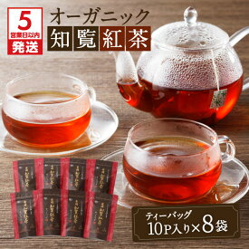 【ふるさと納税】【5営業日以内に発送】 有機JAS オーガニック 知覧紅茶 80パック 鹿児島市 敬老の日 有機栽培 日本茶 緑茶 鹿児島茶 お茶 茶 知覧 ティー ティーパック ティーバッグ 上品 パック セット 詰合せ 贈答品 贈り物 お土産 ギフト お取り寄せ 送料無料