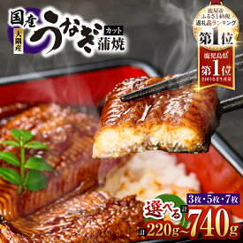 【ふるさと納税】【土用の丑の日特集】総合ランキング 1位 獲得 ＜選べる＞鹿児島県 大隅産 カット うなぎ 蒲焼 計220g～520g 3枚～7枚カット 鰻 惣菜 魚 うな重 鰻丼 土用の丑の日 冷凍 大隅地区養まん漁業協同組合 鹿児島 鹿屋市 おすすめ ランキング プレゼント ギフト