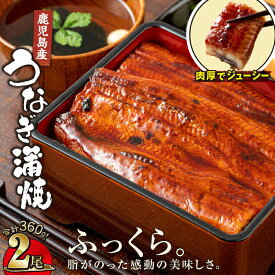 【ふるさと納税】鹿児島産うなぎ180g×2尾 合計360g 清らかな地下水育ち！ふっくら、やわらか！ 鹿児島産 鰻 ウナギ 蒲焼き 養殖 たれ付 真空パック 湯煎 レンジ 国産 鹿児島県 うな丼 ひつまぶし 【財宝】