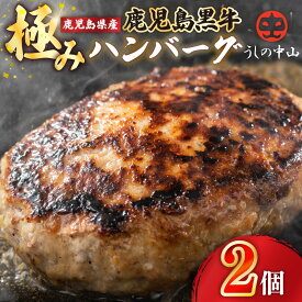 【ふるさと納税】【個数を選べる】＜A5ランク＞ ハンバーグ 牛肉100％ 鹿児島県産『鹿児島黒牛』極めたハンバーグ 計2個 (300g)〜 20個（3kg） 黒毛和牛を100％使用！和牛 国産 冷凍 小分け 冷凍ハンバーグ 中山亭 nixy【うしの中山】