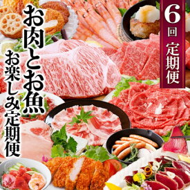 【ふるさと納税】お肉とお魚　お楽しみ定期便　6回配送JJ10-0002【配送不可地域：離島】【1586314】