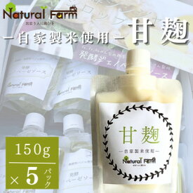 【ふるさと納税】【自家製米使用】甘麹5個セット A9-2【配送不可地域：離島】【1618164】