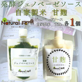 【ふるさと納税】発酵ジェノベーゼソース&甘麹　各1パックセット A1-8【配送不可地域：離島】【1619101】