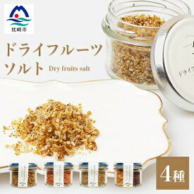 【ふるさと納税】ドライフルーツソルト (とまと・たんかん・キウイなど)4種セット 果実塩 A8-50【配送不可地域：離島】【1167927】