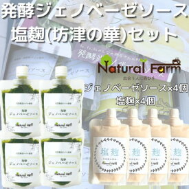 【ふるさと納税】発酵ジェノベーゼソース&塩麹(計8個)セットC0-69【配送不可地域：離島】【1482045】