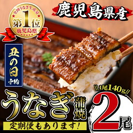 【ふるさと納税】＼累計寄附尾数15,000尾突破／回数が選べる！鹿児島県産うなぎ蒲焼(1回2尾 or 3回定期便 or 6回定期便) ＜丑の日 予約受付中＞うなぎ 鰻 ウナギ 約140g 蒲焼き 国産 鹿児島県産 焼きたて 生産量日本一 真空パック おかず 晩御飯 特別な日 【薩摩川内鰻】