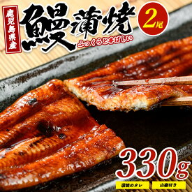 【ふるさと納税】【鹿児島県産】うなぎ蒲焼(無頭背開き)約165g×2尾(タレ・山椒付) うなぎ 鰻 ウナギ 鹿児島 国産 蒲焼き かばやき 冷凍 うな重 ひつまぶし【山中水産】