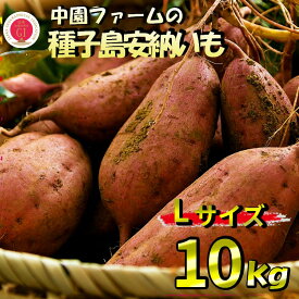 【ふるさと納税】＼ 新物 9月上旬～発送予定 ／ 種子島中園ファームの熟成安納いも（生いも）Lサイズ10kg