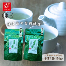 【ふるさと納税】＼ R8年産 出荷中／ 種子島 の 選べる 有機 緑茶 （リーフ） 1袋 新茶 // オーガニック 日本茶 煎茶 お茶