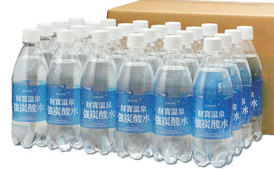 【ふるさと納税】【2週間発送!】強炭酸水500ml×48本財宝炭酸水