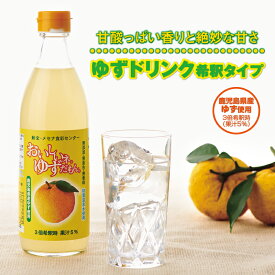 【ふるさと納税】 ゆずドリンク 希釈タイプ 500ml 6本 おいしいネ ゆずだもん 無着色 無香料 鹿児島 産 柚子 天然アルカリ温泉水 財寶温泉 使用 ゆず果汁 はちみつ 入り ビタミンC 鹿児島県 垂水市【財宝】 A1-22500