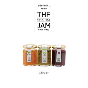 【ふるさと納税】【THE JAM】無添加・旬のHand Made『からだ想い』ジャム3本セット 無添加 ジャム セット 旬のフルーツ 鹿児島県 薩摩川内市 送料無料