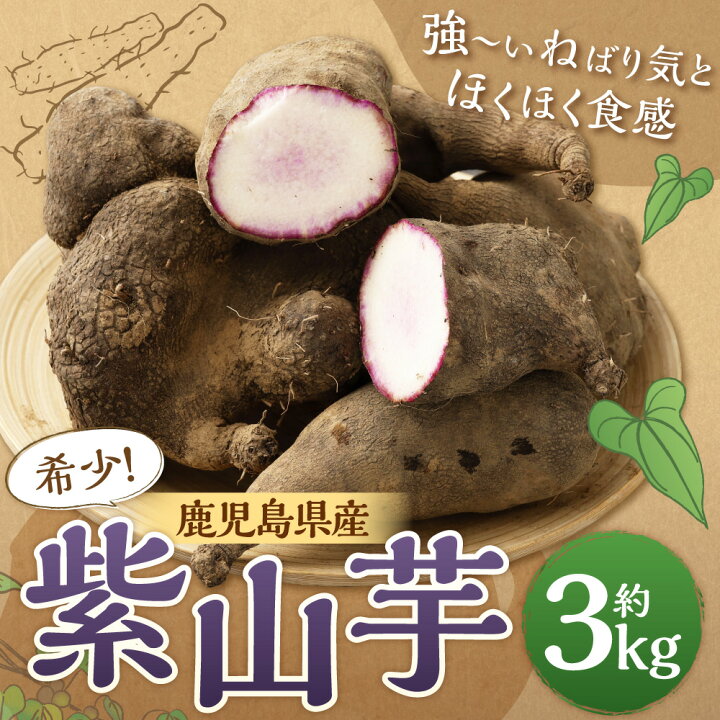楽天市場】【ふるさと納税】希少！鹿児島県産 紫山芋 約3kg【2024年11  
